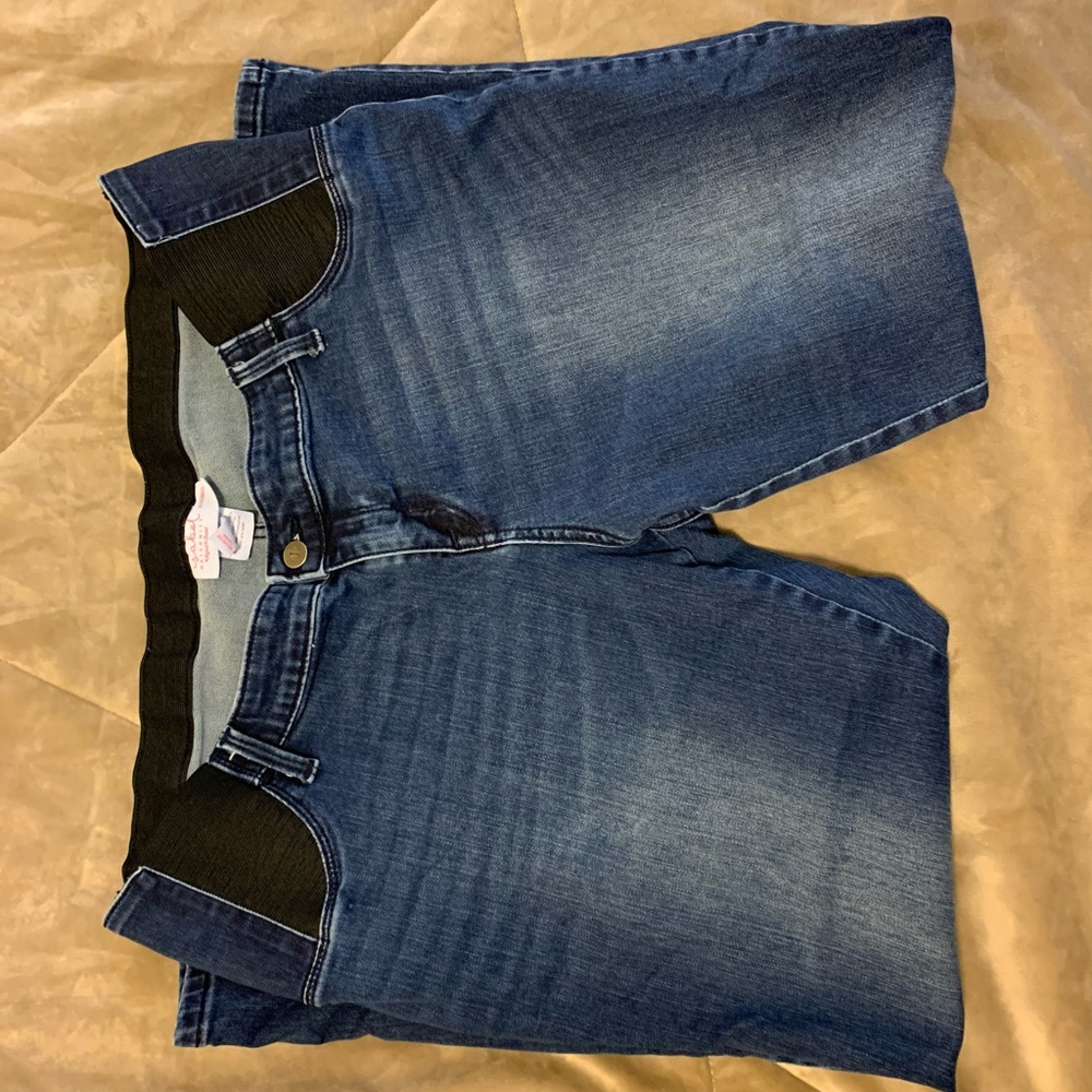 Isabel maternity jeggins darker wash